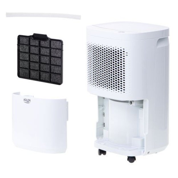 Adler | Air Dehumidifier | AD 7917 | Power 200 W | Suitable for rooms up to 60 m&sup3; | Water tank capacity 2.2 L | White