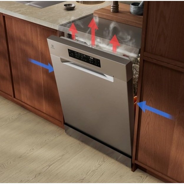 Electrolux Serie 500 E52SE100SX Freestanding dishwasher for 13 place settings, stainless steel
