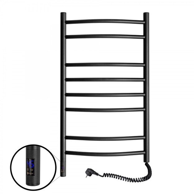 El.rank&scaron;luosčių džiovintuvas Navin Kamelia 480*800 Sensor su laikmačiu de&scaron;inė juodas 12-207033-4880