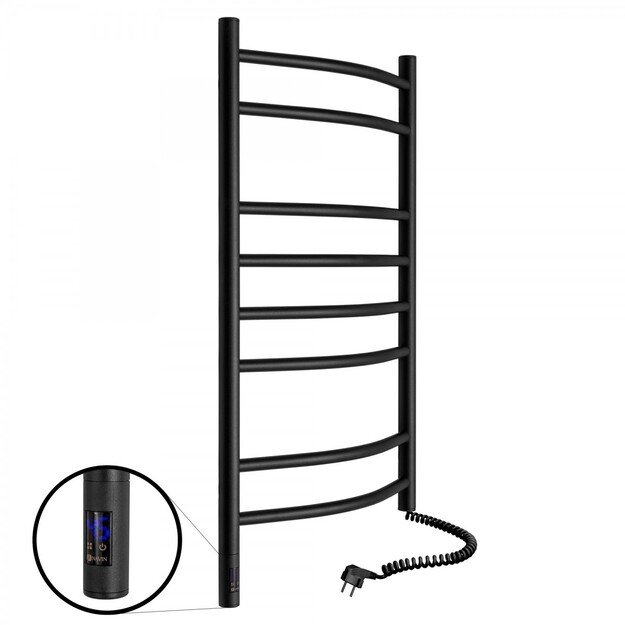 El.rank&scaron;luosčių džiovintuvas Navin Kamelia 480*800 Sensor su laikmačiu de&scaron;inė juodas 12-207033-4880 2