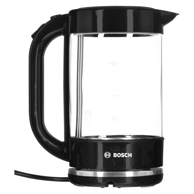 Bosch TWK70B03 electric kettle 1.7 L 2400 W Black, Transparent 4