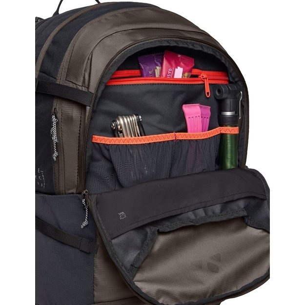 VAUDE Bike Alpin 28+5 backpack Sports backpack Black, Brown Polyamide, Polyurethane (PU), Polyester