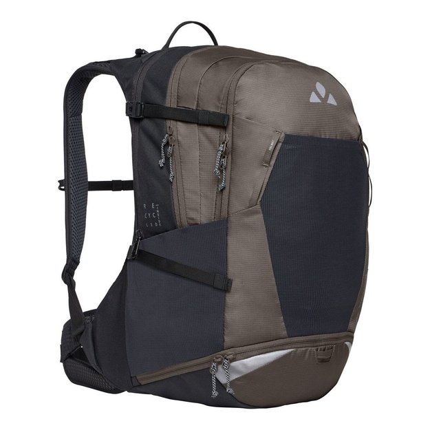 VAUDE Bike Alpin 28+5 backpack Sports backpack Black, Brown Polyamide, Polyurethane (PU), Polyester
