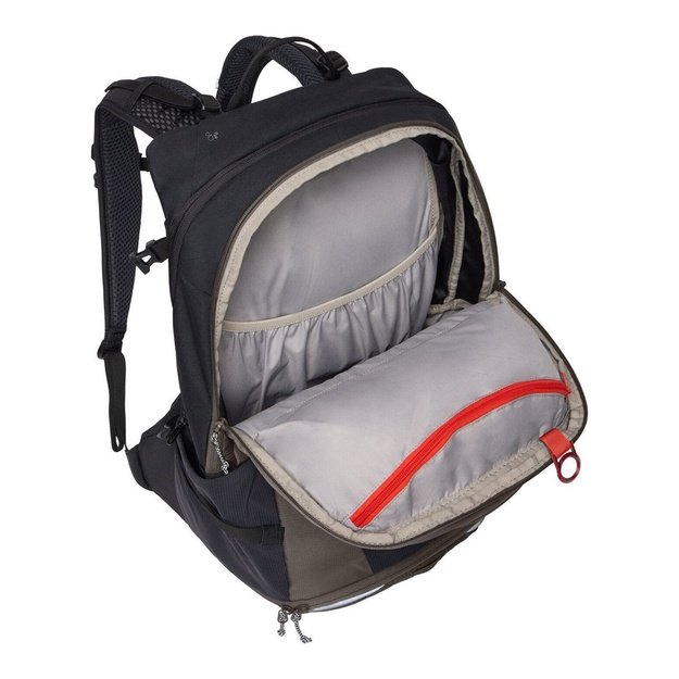 VAUDE Bike Alpin 28+5 backpack Sports backpack Black, Brown Polyamide, Polyurethane (PU), Polyester