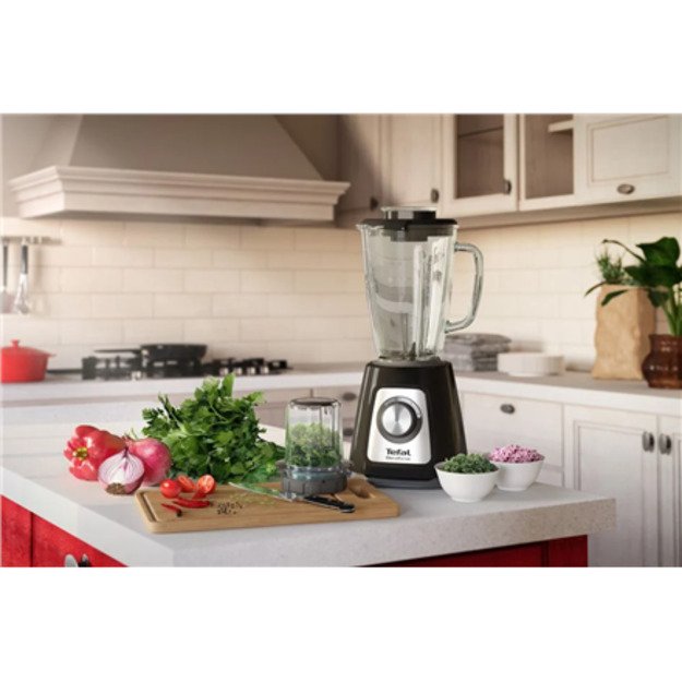 TEFAL | Blender | BL438831 BlendForce | Tabletop | 800 W | Jar material Glass | Jar capacity 1.25 L | Ice crushing | Black 1