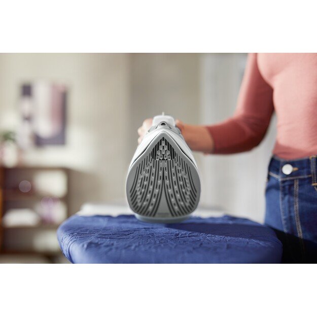 Philips 5000 series DST5010/10 iron Steam iron SteamGlide Plus soleplate 2400 W Grey, White 2