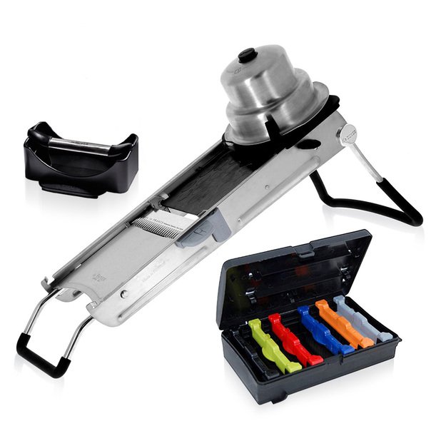 Mandoline with additional accessories, Revolution