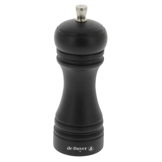 Salt grinder, 14 cm, black matt, Java