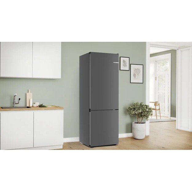 Bosch Serie 4 KGN49OCAF fridge-freezer Freestanding 311 L A Anthracite 7