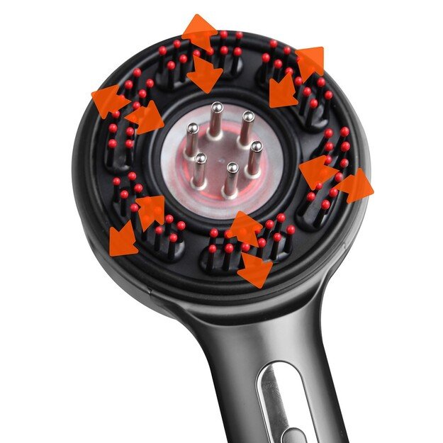 Regenerating hairbrush massager for hair and scalp MT6537 14