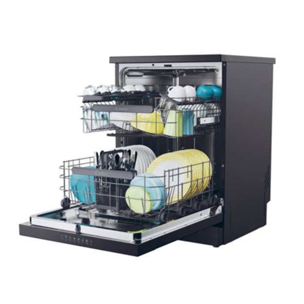 Dishwasher | CF 5C6F0B | Free standing | Width 59.7 cm | Number of place settings 15 | Number of programs 8 | Energy efficiency 3