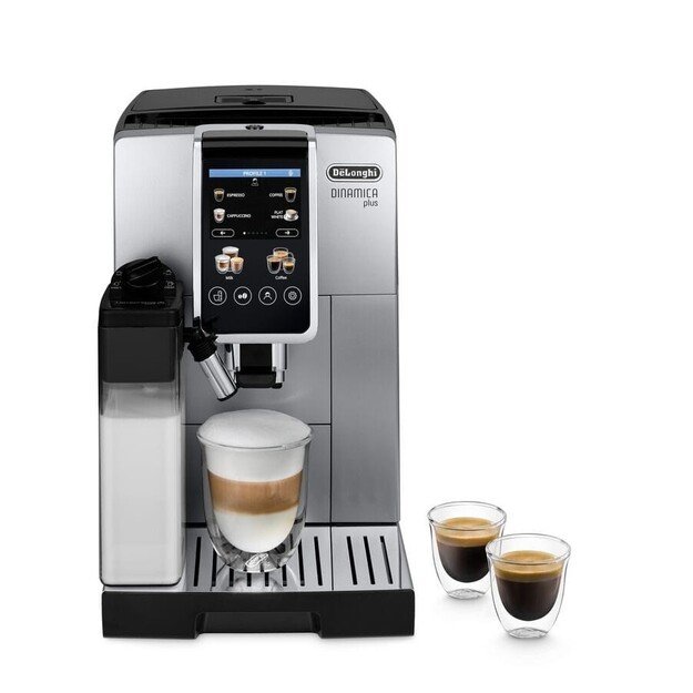 Delonghi | Coffee Maker | Dinamica Plus ECAM380.85.SB | Pump pressure 15 bar | Built-in milk frother | Automatic | 1450 W | Stai 1