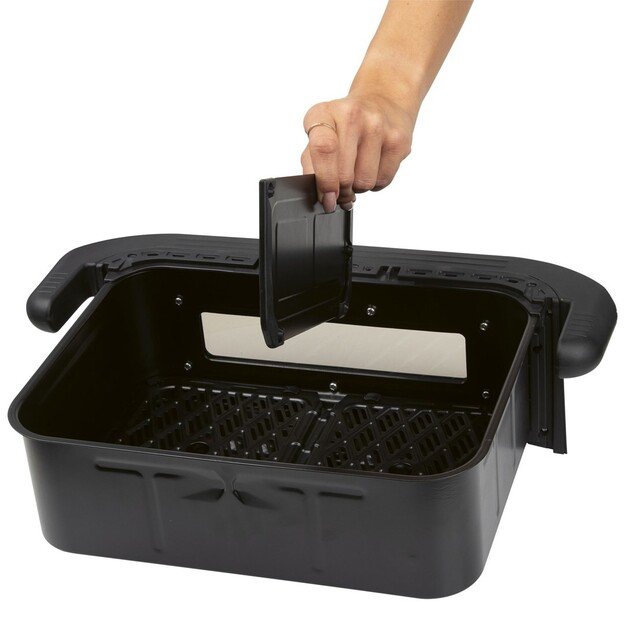 ProfiCook PC-FR 1313 H Double 10 L Stand-alone 2400 W Hot air fryer Black, Stainless steel 1