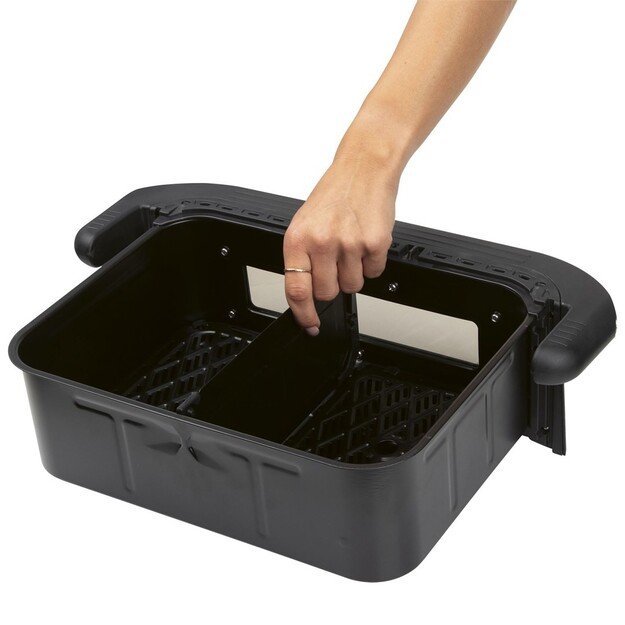 ProfiCook PC-FR 1313 H Double 10 L Stand-alone 2400 W Hot air fryer Black, Stainless steel 2