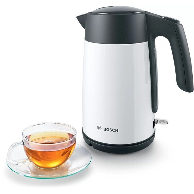 Electric kettle Bosch TWK 7L461, 2400 W, 1.7 l White 7