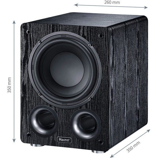 Subwoofer active Magnat Alpha RS8 black 1