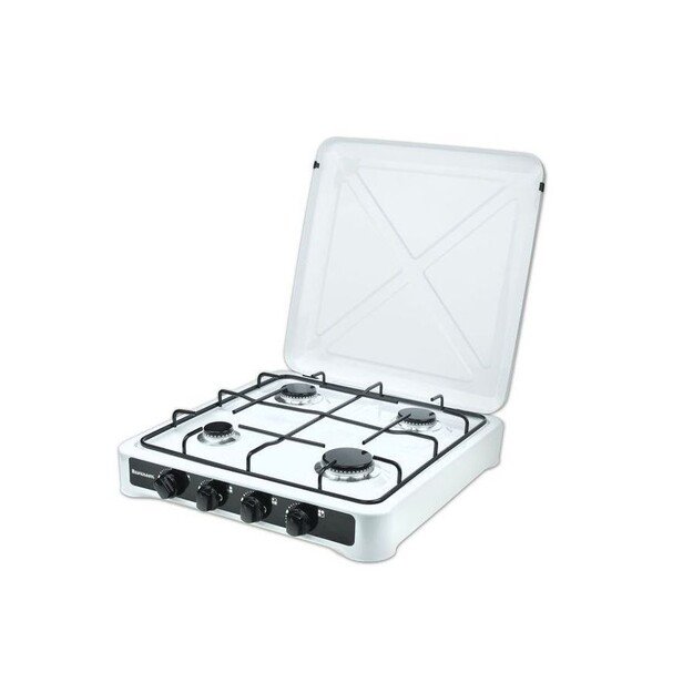 Ravanson K-04T hob Black, White Countertop Gas 4 zone(s) 3