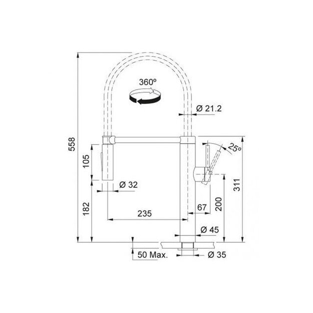 FRANKE Pescara Semi-Pro XL, 115.0472.959 1