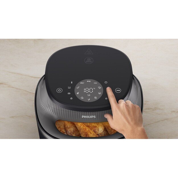 Philips 3000 series NA332/00 fryer Single 6.2 L Stand-alone 1700 W Hot air fryer Black 3