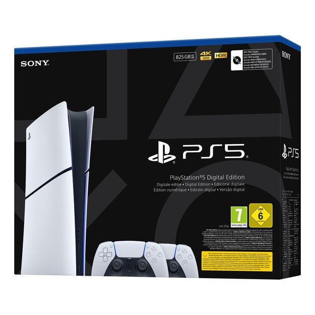 Sony Playstation 5 Slim Digital 825 GB Wi-Fi Black, White 6