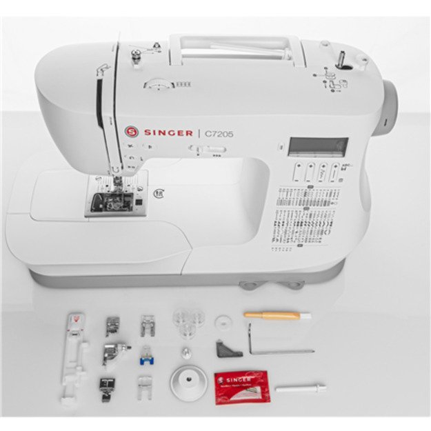 Singer | Sewing Machine | C7205 | Number of stitches 200 | Number of buttonholes 8 | White 1