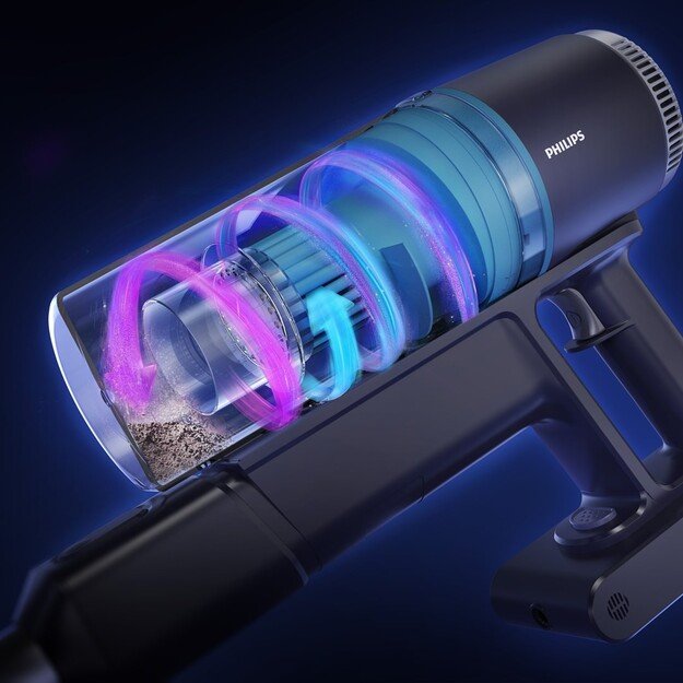 Philips | Vacuum cleaner | XC3131/01 | Cordless operating | 25.2 V | Operating time (max) 60 min | Black/Grey 6