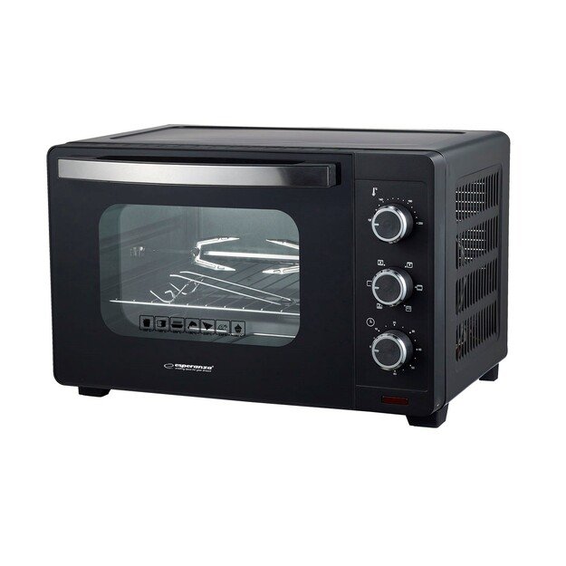 Esperanza EKO006N Mini oven with convection and spit 25 l 1600W Black 3