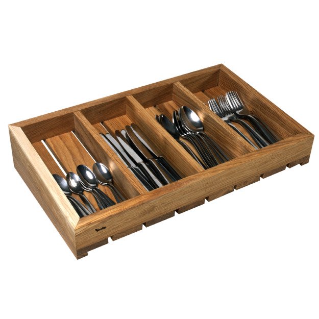 Box GN 1/1, slanted, 4 compartments, Tropos