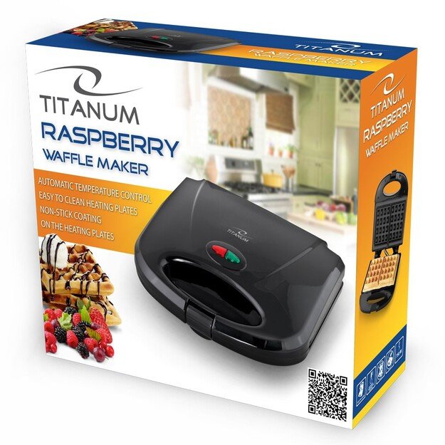 TITANUM TKT003 RASPBERRY - Vafliniai virimo aparatas 750W 1