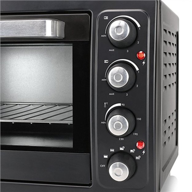 Tristar | Electric mini oven | OV-1443 | Integrated timer | 38 L | Table top | 3100 W | Black 4