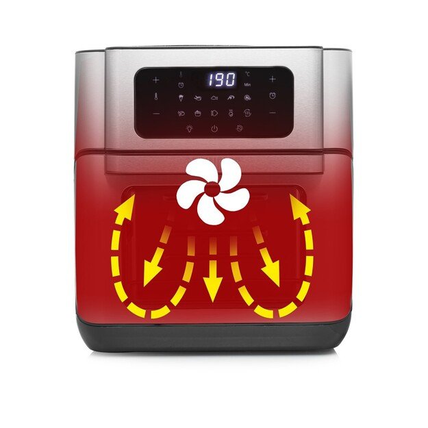 Princess | Aerofryer Oven | 182065 | Power 1500 W | Capacity 10 L | Black/Stainless Steel 50