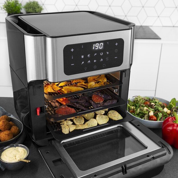 Princess | Aerofryer Oven | 182065 | Power 1500 W | Capacity 10 L | Black/Stainless Steel 13