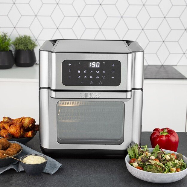 Princess | Aerofryer Oven | 182065 | Power 1500 W | Capacity 10 L | Black/Stainless Steel 2