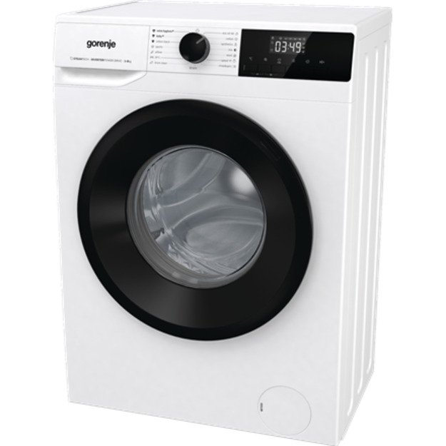 Gorenje | Washing Machine | W11NHPI84AS | Energy efficiency class A | Front loading | Washing capacity 8 kg | 1400 RPM | Depth 5 4