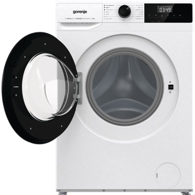 Gorenje | Washing Machine | W11NHPI84AS | Energy efficiency class A | Front loading | Washing capacity 8 kg | 1400 RPM | Depth 5 10