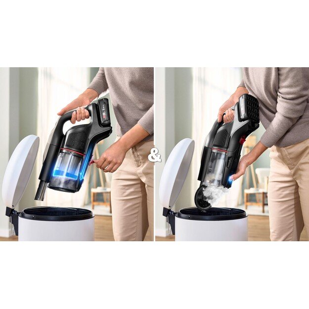 Bosch BCS931GAC stick vacuum/electric broom Battery Dry HEPA Bagless 0.4 L Graphite 3 Ah 15