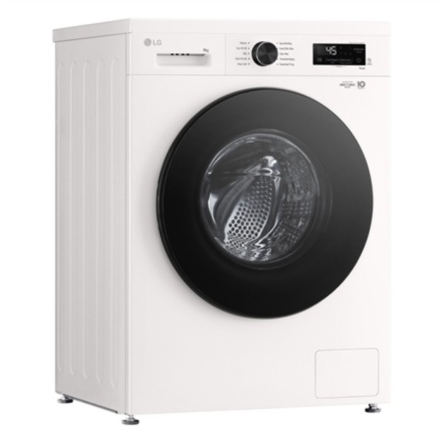 LG F4X1009NWB Washing machine, A, Front loading, Washing capacity 9 kg, Depth 55 cm, 1400 RPM, White | LG 4