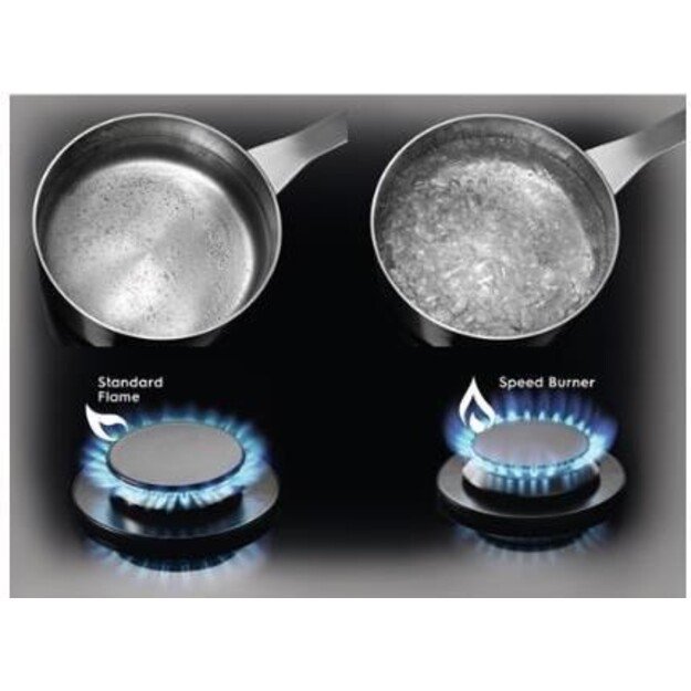 Gas cooktop Electrolux  EGS6436WW (4 fields, white color) 2