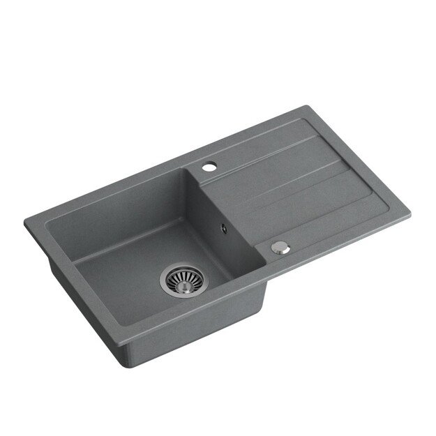 Plautuvė su mai&scaron;ytuvu ir dozatoriumi Quadron READY MAX, TQ7744RMSZ, pilka 2