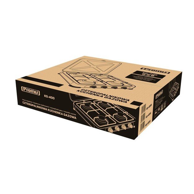 PROMIS KG400 Four-burner gas stove black 1
