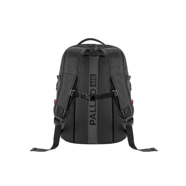 Genesis | Pallad 410 | Laptop Backpack | Backpack | Black | Shoulder strap 2