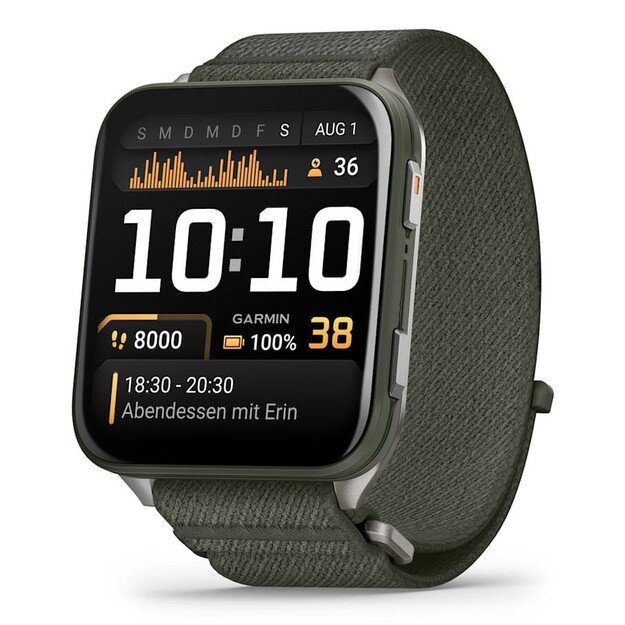 Garmin Venu X1 5.08 cm (2 ) AMOLED Digital 448 x 486 pixels Touchscreen Grey Wi-Fi GPS (satellite)