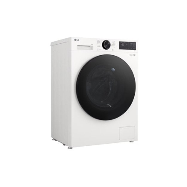 LG F2X50S9TWB Washing machine, A, Front loading, Washing capacity 9 kg, Depth 47.5 cm, 1200 RPM, White | LG 8