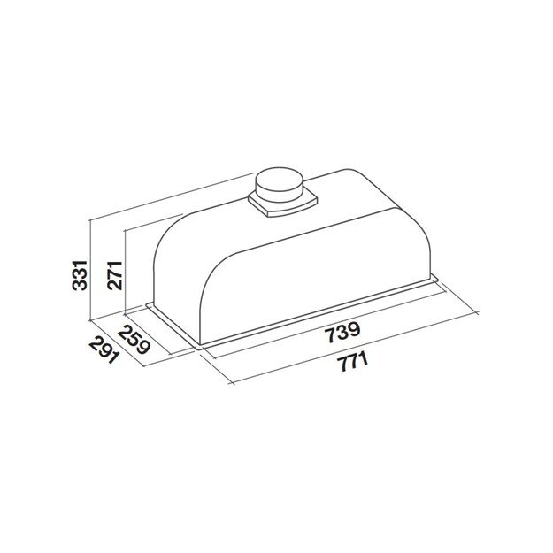 FALMEC INCASSO 70 MURANO BL 115.404