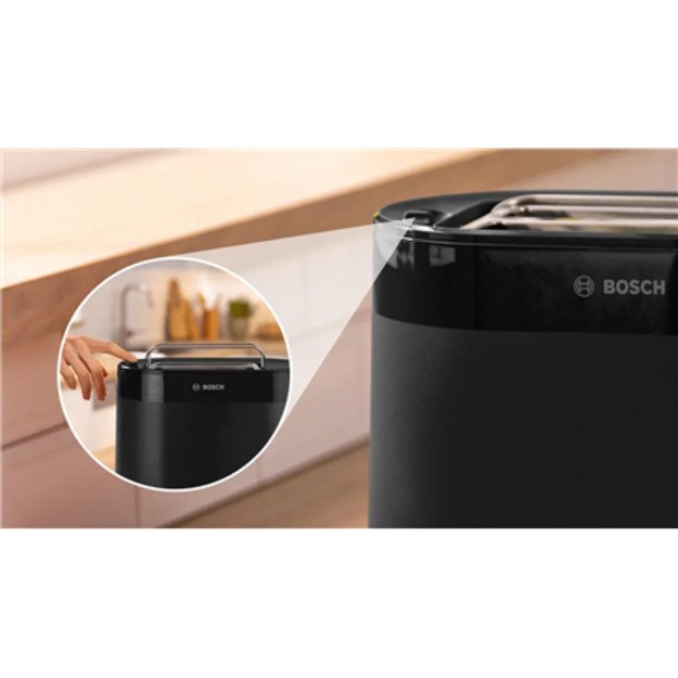Bosch Compact Toaster | TAT2M123 MyMoment | Power 950 W | Number of slots 2 | Housing material Plastic | Black 2