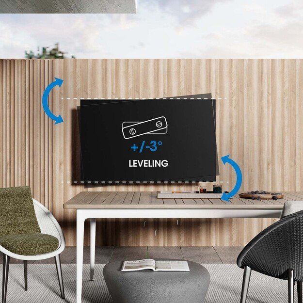 Manhattan Outdoor TV Wall Mount Full Motion 37-86  50kg