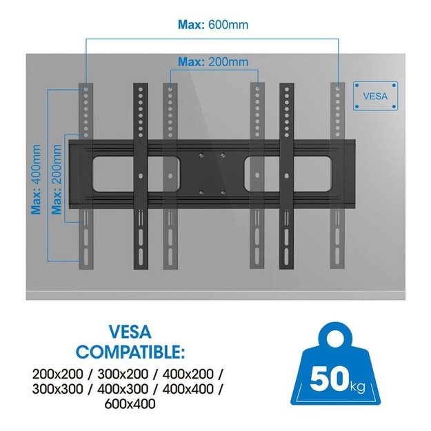 Manhattan Outdoor TV Wall Mount Full Motion 37-86  50kg