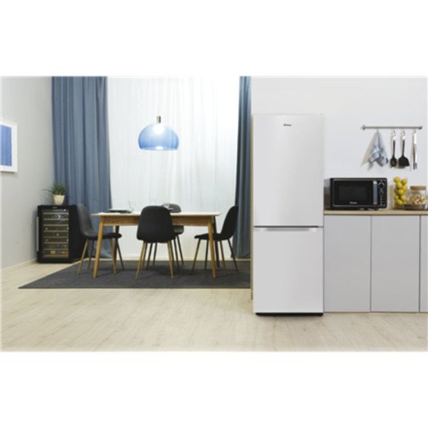 Candy | Refrigerator | CCG1L314EW | Energy efficiency class E | Free standing | Combi | Height 144 cm | Fridge net capacity 109 2