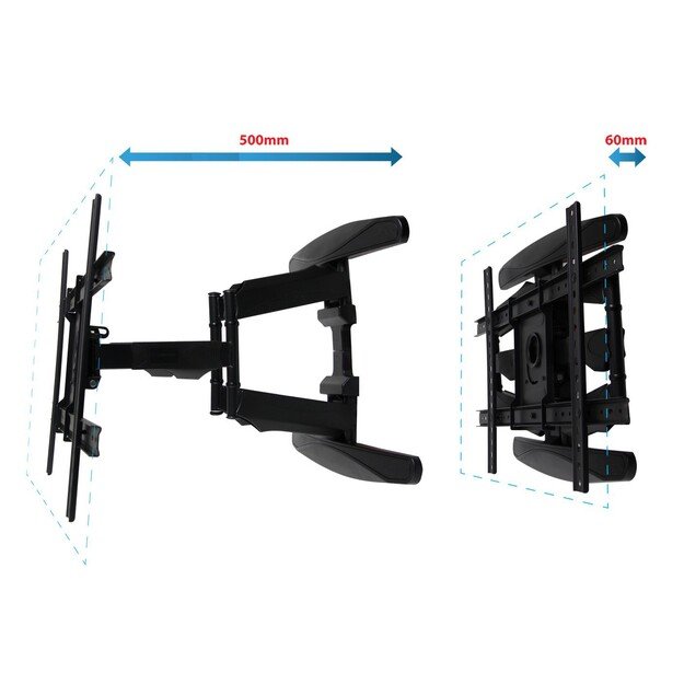 Esperanza ERW021 CRONOS 2.16 m (85 ) TV mount Black 5