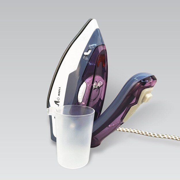 Steam iron MAESTRO MR-317T 1100W travel iron Purple 4